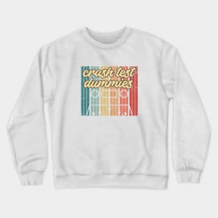 crash test dummies cassette retro vintage Crewneck Sweatshirt